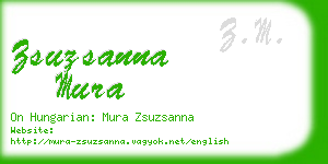 zsuzsanna mura business card